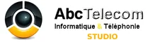 Logo Abc Telecom Studio — messages d'attente sur mesure